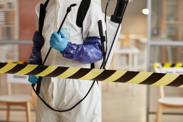 Professional Blood Cleanup technician working in Marshall, MI